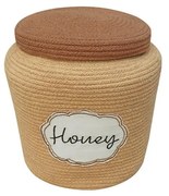 Светлокафява текстилна детска кошница за играчки ø 28x27 cm Honey Pot – Lorena Canals