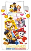 Памучно детско спално бельо за детско креватче 100x135 cm Paw Patrol – Jerry Fabrics