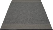 Антрацитен килим за открито и закрито 140x200 cm Edit Charcoal – Pappelina