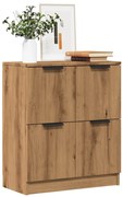 856841 vidaXL Сайдборд, дъб артизан, 60x30x70 см, инженерно дърво
