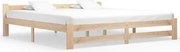 321997 vidaXL Рамка за легло, борово дърво масив, 200x200 см
