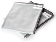 Комплект микрофибърни кърпи за почистване на кристално стъкло LIITON L20400, 50х31 см, 2 бр, Сив