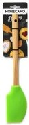 Horecano - Скосена силиконова шпатула с дървена дръжка Y-103 (5375)