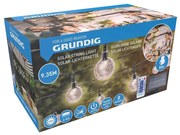 Grundig - LED соларен верижен светлинен 50xLED/8 функции 9,35м топло бяло + DO