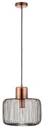 Endon 68986 - Пендел на кабел NICOLA 1xE27/40W/230V меден