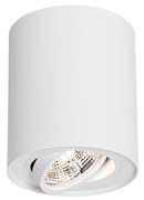 Модерен таванен прожектор бял въртящ се и наклонен AR70 - Rondoo Up