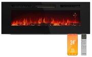 Klarstein Интелигентна електрическа камина Galeras Smart, 2 температурни настройки, 16 - 30°| LED илюзия за пламък, Опция за IOT връзка