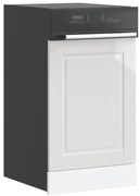 854129 vidaXL Панел за съдомиялна машина, Porto, бял гланц, инженерно дърво