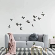 Декоративни стикери Metal Butterflies 3D полипропилен-Mauro