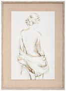 Картина с рамка atmosphera Nude, Принт на платно 73x53 см, Ефект алуминий