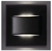 Kanlux 33336 - LED Лампа за стълбище ERINUS LED/1,5W/12V 3000K черна