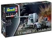 Сглобяем модел, Revell, 8.8 cm Flak 37 + Sd.Anh.202, 196 части