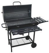 Черен грил на дървени въглища