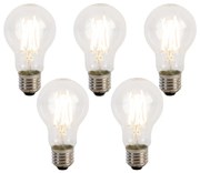 Комплект от 5 LED крушки E27 с 3-степенно димиране A60 5W 700 lm 2700K