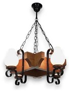 Brilagi - Пендел QUEEN 4xE14/40W/230V бук/орех