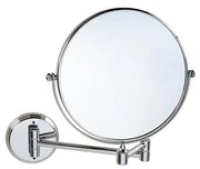 Козметично огледало 23x30 см, сребристо