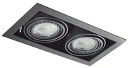Azzardo AZ2875 - Вградено осветително тяло NOVA 2xGU10-ES111/50W/230V