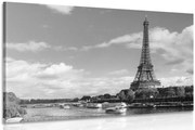 Картина на платно – Невероятен изглед към Париж в черно-бяло