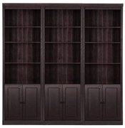 Кафява библиотека от масивен бор 222x223 cm Anita – Støraa