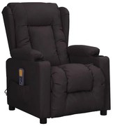 339075 vidaXL Масажен стол, черен, изкуствена кожа