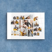 Стъклено пано със снимки - Щастливи заедно