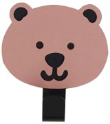 Розова стоманена кука без пробиване Bear Nupo – LIND DNA