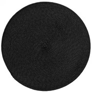 Horecano - Подложка за хранене кръгла ф38см PVC черна (9970-1)