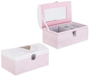 Кутия за бижута Demoiselle с огледало хартия с дължина 20 см