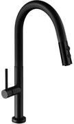 Mexen Ava кухненски смесител, черен - 672800-70