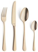 Комплект прибори за хранене AUSTIN, 24 части, от неръждаема стомана, златист