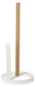 Бяла поставка за хартиени кърпи с детайли от букова дървесина Tosca - YAMAZAKI