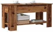856926 vidaXL Масичка за кафе от старо дърво 101x49x52 cm Инженерна дървесина