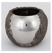 Саксия Ø 18,5 cm сребрист/кафяв