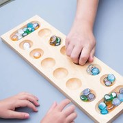 Bigjigs - Дървена настолна игра - Манкала 34007