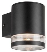LED Външно соларно стенен осветител LED/1W/3,7V 3000K IP54 черен