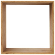 На няколко нива стенен рафт от масивен дъб в естествен цвят 30 cm Lattoon – House Nordic