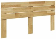 851979 vidaXL Табла за легло 140 см, масивна дървесина, дъб
