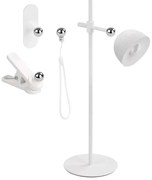 LED регулируема магнитна настолна лампа 4в1, 4,2W, 4000K, бяла