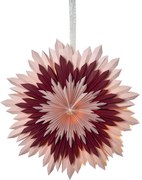 Розова коледна украса , ø 60 cm Ice - Star Trading