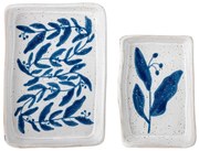 Бяло-сини органайзери за баня в комплект от 2 Aurora - Bloomingville