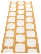 Пътека за открито и закрито в цвят жълта охра и крема 70x200 cm Sten Ochre – Pappelina