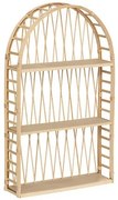 Рафт за стена atmosphera Anahi, MDF, Бамбук, 74x45 см