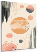 Картина на платно – Елегантни кръгове Peach Fuzz