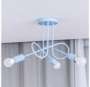 Плафон OXFORD 3xE27/15W/230V, син