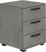 Roco TopMebel нощно шкафче от меламин в бетонно сив цвят 40×39×57 см