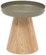 Помощна маса atmosphera Hercyna, MDF, Ø40 см - Зелен