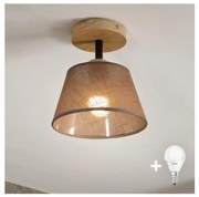 Brilagi - LED Полилей за повърхностен монтаж ANTHONY 1xE14/60W/230V дъб/кафяв