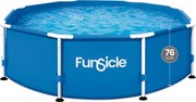 Сглобяем басейн с метална рамка FunSicle Ø244 x h76 см FiltraBoost™