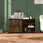 3098086 vidaXL Бюфет от 2 части, опушен дъб, инженерно дърво