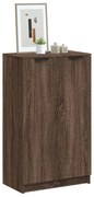 817110 vidaXL Шкаф за обувки, кафяв дъб, 59x35x100 см, инженерно дърво